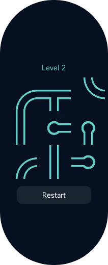 Infinity Loop game preview on Xiaomi Smart Band