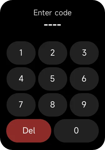 Notify Lock Screen preview on Xiaomi smartwatch