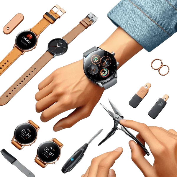 Huawei Band Notify App on smartphone with Huawei Band