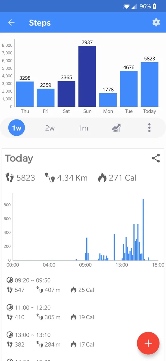 Mi Band Notify App Screenshot - Health Tracking